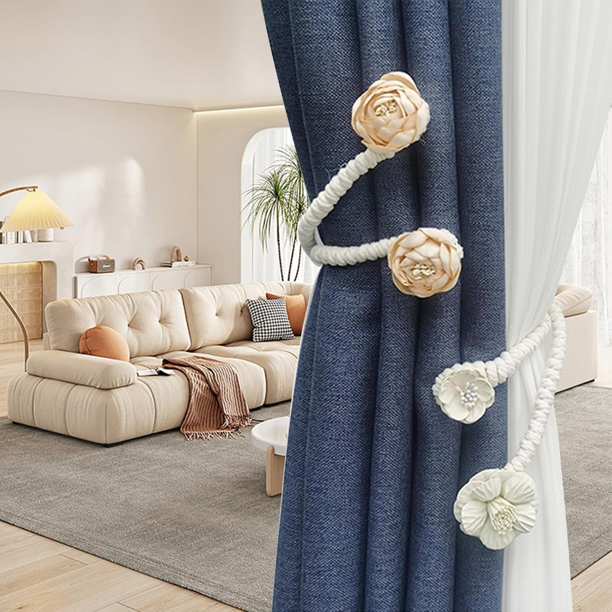 🌸Curtain Tiebacks Clips